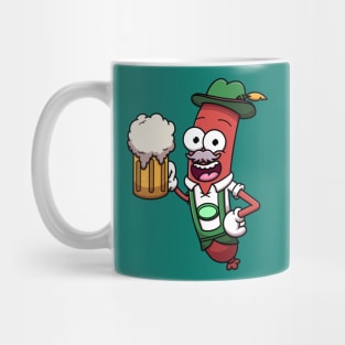 Oktoberfest Sausage With Beer Mug